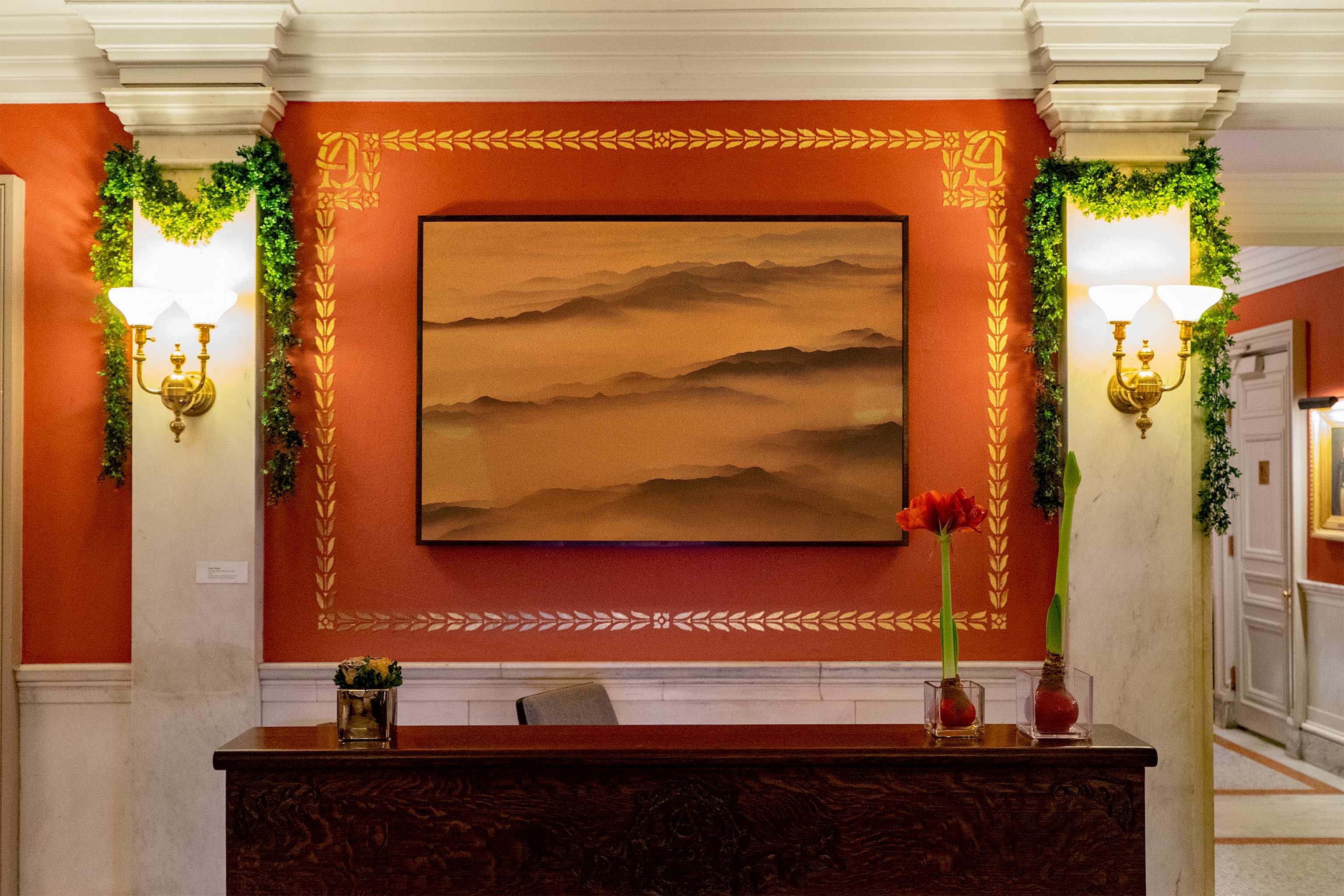 Evening Mist, Peruvian Andes. Installation view by Tim Burrough